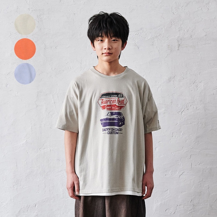 【WEB限定】車プリント半袖Tシャツ