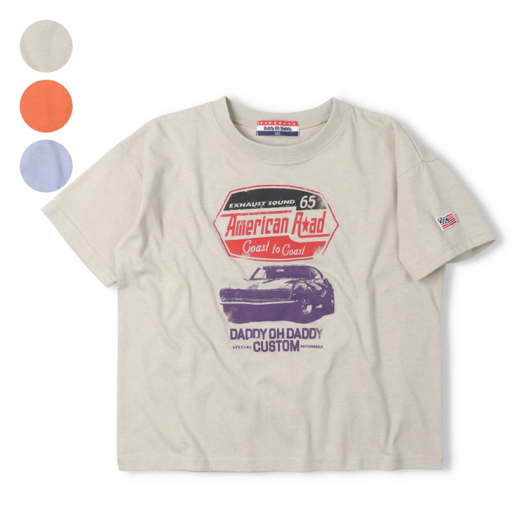 【WEB限定】車プリント半袖Tシャツ