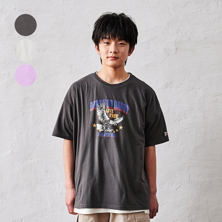 *【WEB限定】かすれプリント半袖Tシャツ