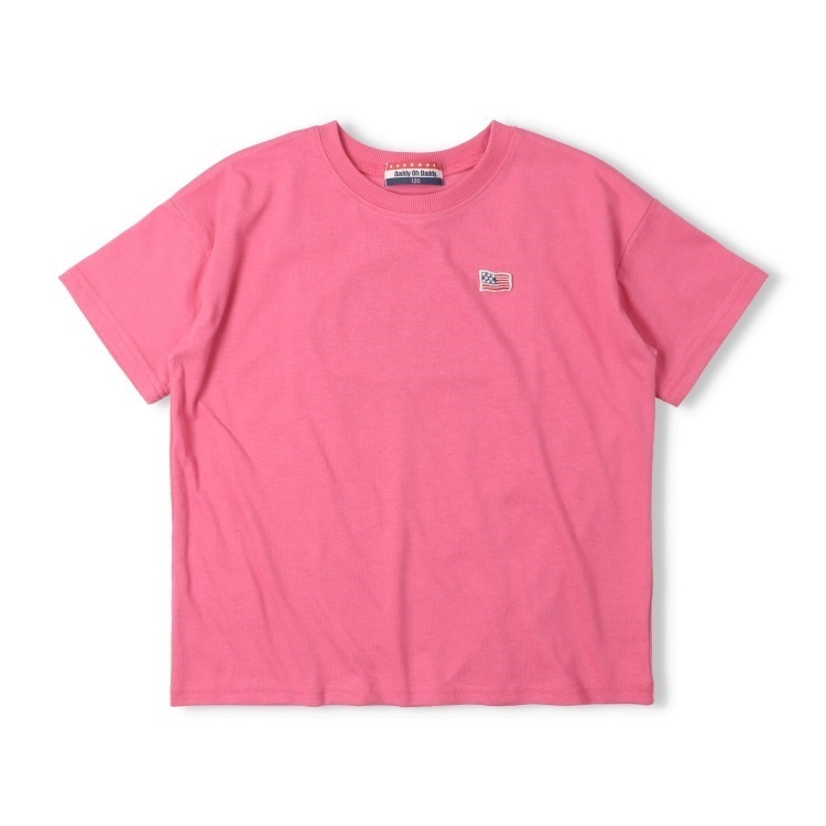 *【WEB限定】バックプリント半袖Tシャツ(ピンク-120cm)