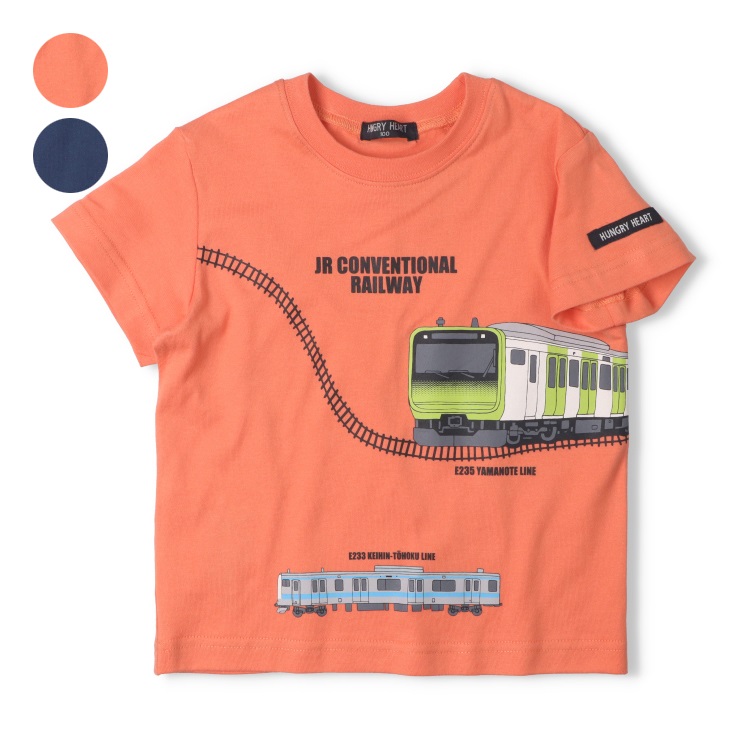 JR山手線京浜東北線電車プリント半袖Tシャツ