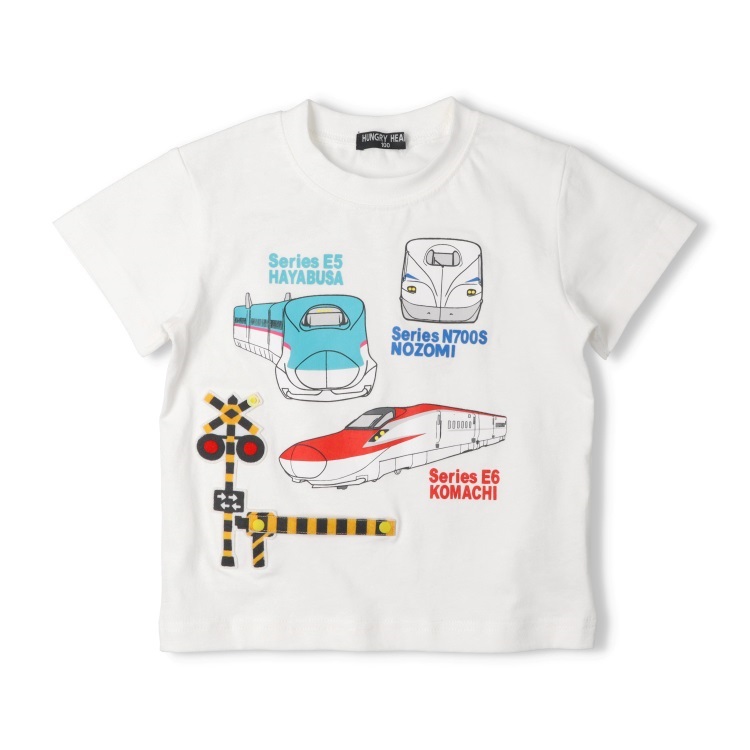 新幹線電車プリント仕掛け半袖Tシャツ 半袖Tシャツ｜子供服・ベビー服
