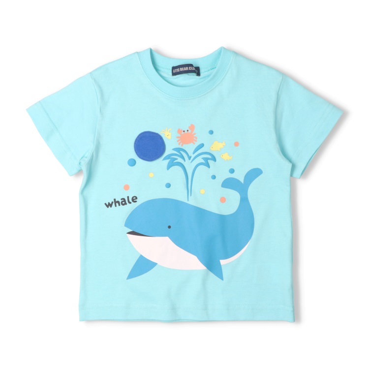 WEB限定】くじらプリント半袖Tシャツ 半袖Tシャツ｜子供服・ベビー服の