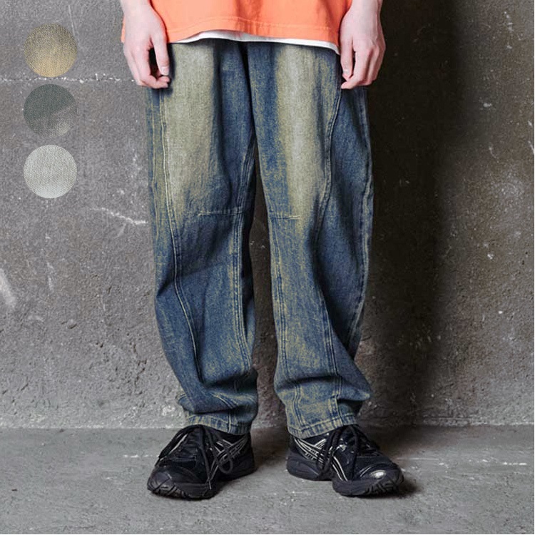 デニムカーブパンツ