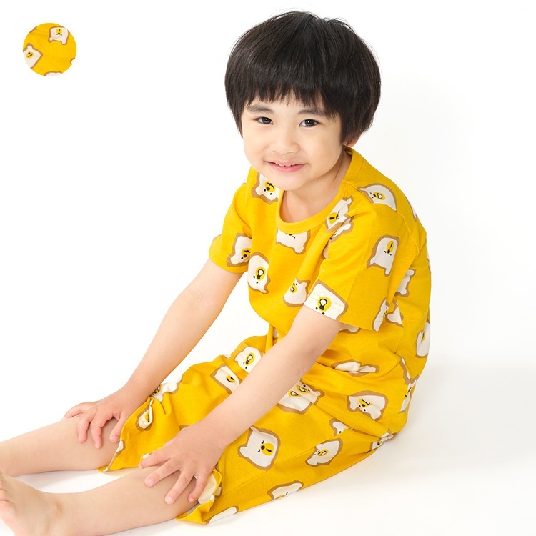 くま総柄半袖パジャマ