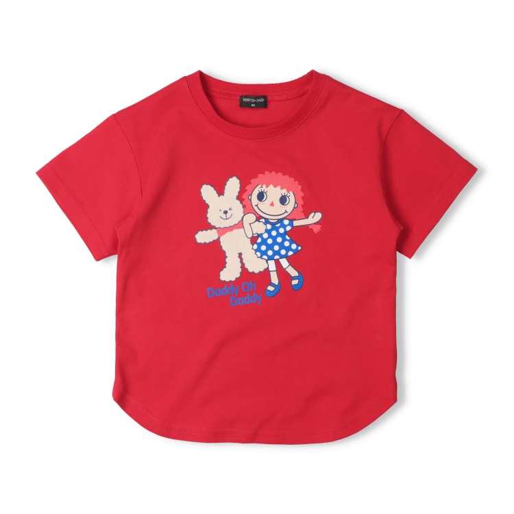 ダディコプリント半袖Tシャツ(レッド-90cm)