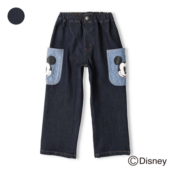 ミッキーマウス/ポケットデニムパンツ ロングパンツ｜子供服・ベビー服