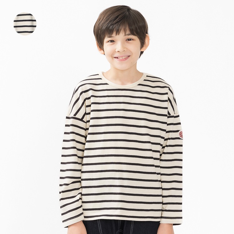 ボーダー長袖Tシャツ