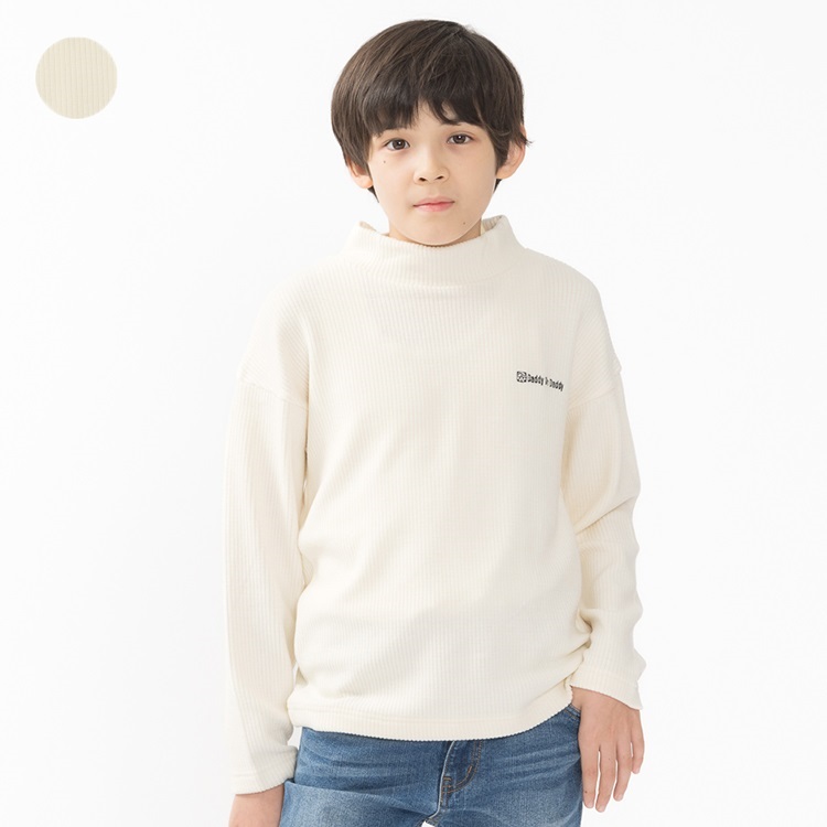 テレコハイネックTシャツ