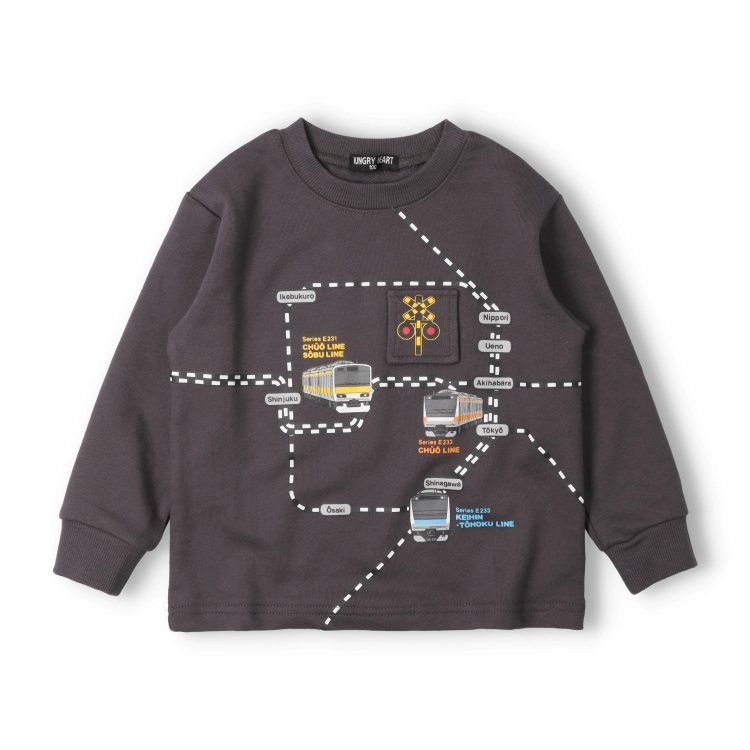 WEB限定】JR在来線電車裏毛トレーナー トレーナー｜子供服・ベビー服の