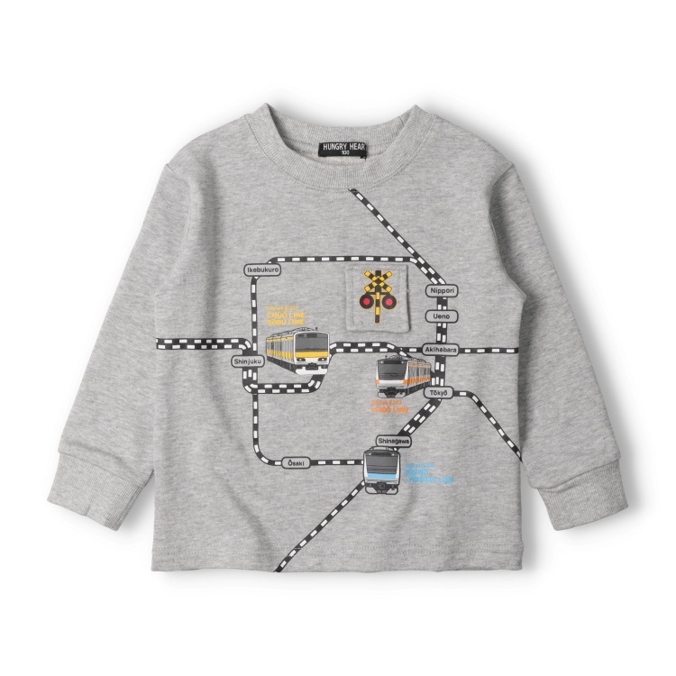 WEB限定】JR在来線電車裏毛トレーナー トレーナー｜子供服・ベビー服の