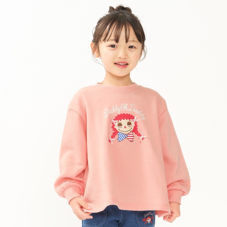 リボン付ダディコ裏毛トレーナー トレーナー|子供服・ベビー服の通販 リボン付ダディコ裏毛トレーナー トレーナー|子供服・ベビー服の通販