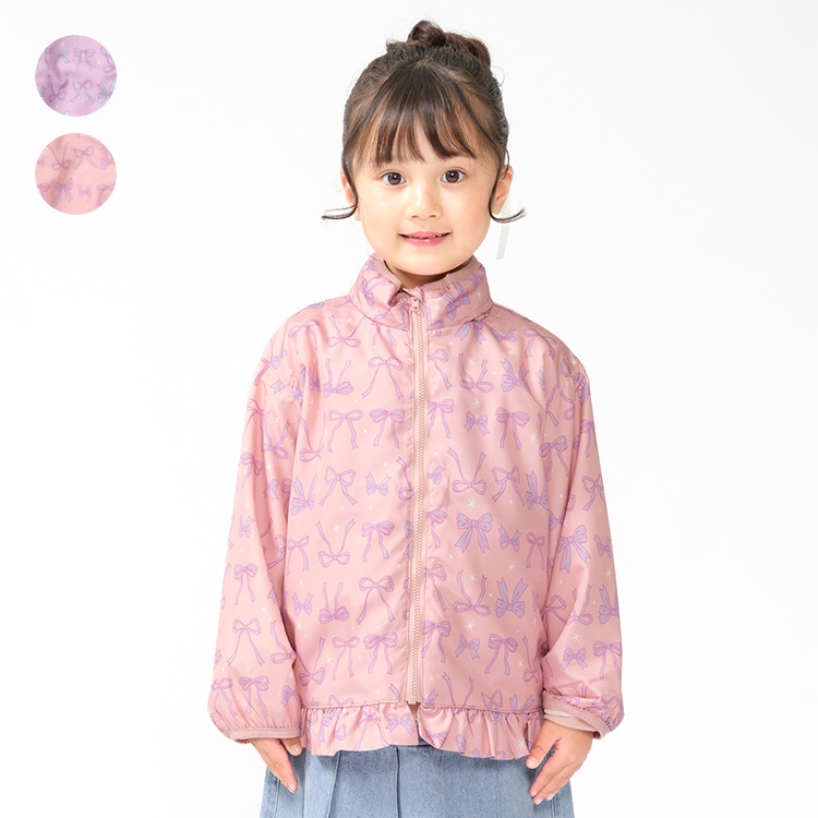 *【WEB限定】リボン柄タフタジャケット