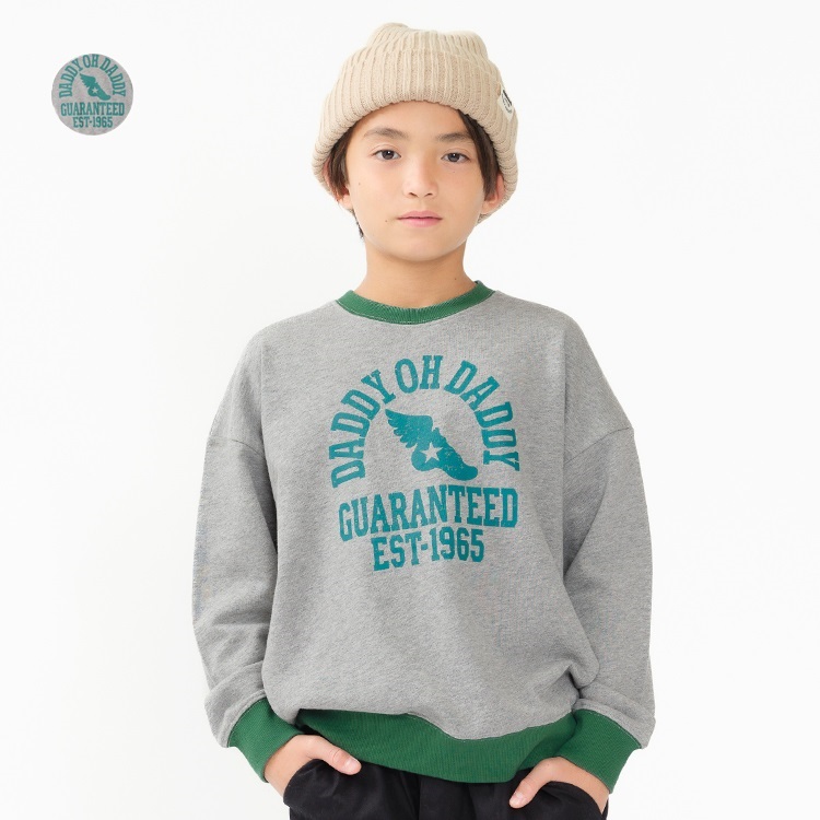 【WEB限定】ロゴプリント裏毛トレーナー