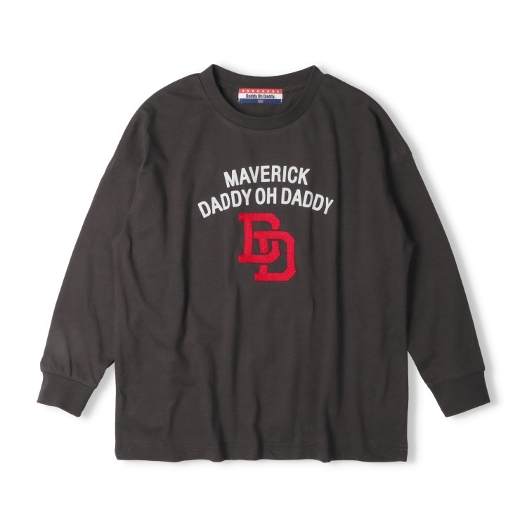 【WEB限定】チェーン刺繍長袖Tシャツ(スミブラック-170cm)