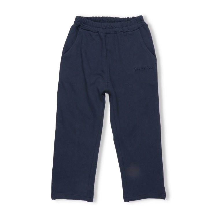 【WEB限定】2WAYシルエット裏毛ロングパンツ(ネイビー-150cm)