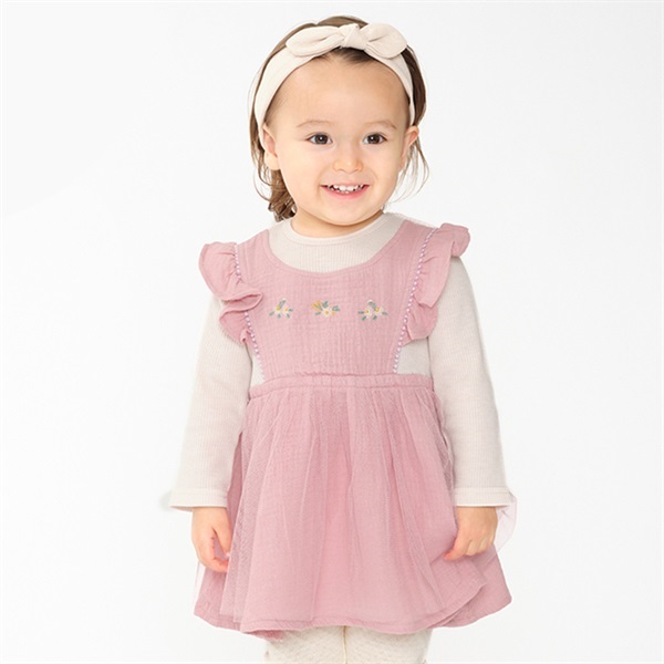 kidsagogo 2025ss エプロンワンピース　新品　未使用 kidsagogo 2025ss エプロンワンピース 新品 未使用 kidsagogo 2025ss