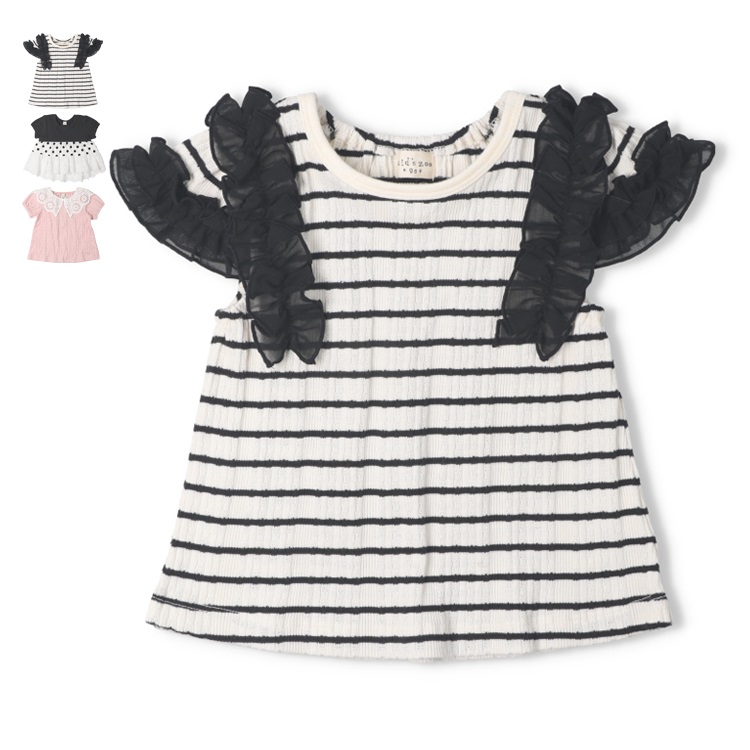 リブ半袖Tシャツ