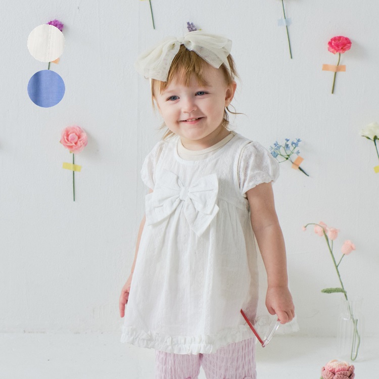 リボン付チュニック