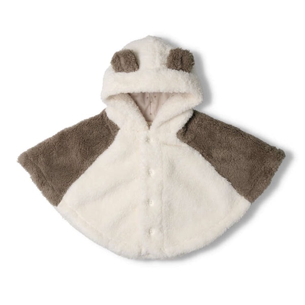 ボアフリース動物マント(パンダ-M)