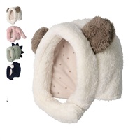 ボアフリース動物帽子
