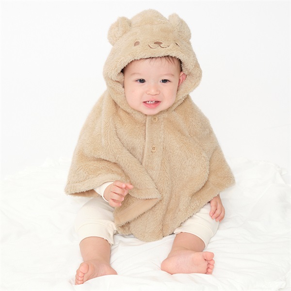 ネコ・イヌ・ウサギ・クマなりきりボアマント(クマ-M)