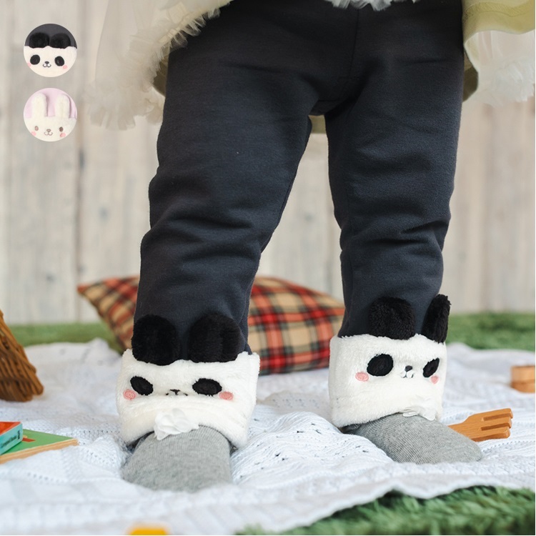*裾ボアパンダ・うさぎミミニ裏毛レギンス