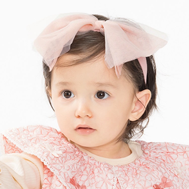 あこ‼️5点チュールリボンヘアバンド＊カーキ あこ様専用‼️5点チュールリボンヘアバンド＊カーキ