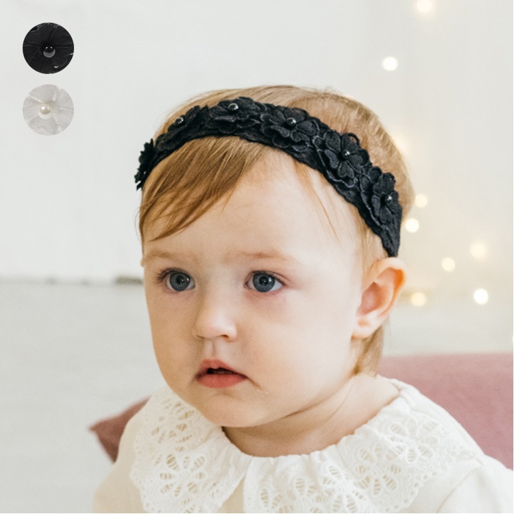 お花レースヘアバンド・ヘッドドレス