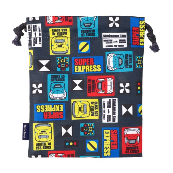 JR新幹線電車柄巾着袋【S】 バッグ｜子供服・ベビー服の通販はこどもの