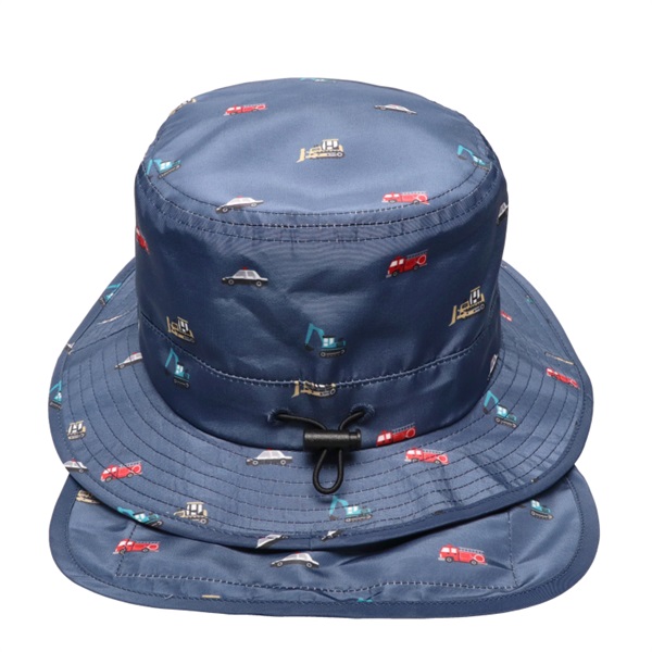 給食帽子　働く車柄 働く車柄撥水ハット・帽子 帽子｜子供服・ベビー服の通販はこどもの森