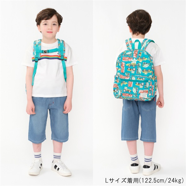 さくらんぼ・働く車総柄リュック リュック｜子供服・ベビー服の通販は