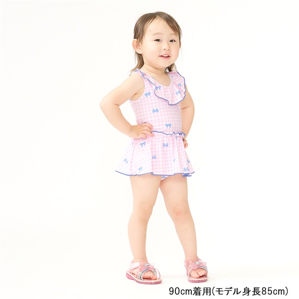 大人もOK！ Burberry Kids チェック ワンピース 水着 大人もOK】BURBERRY チェックワンピース【1枚で映える