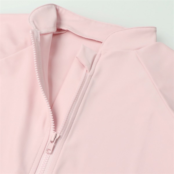 裾フリル無地長袖ラッシュガード 水着｜子供服・ベビー服の通販は