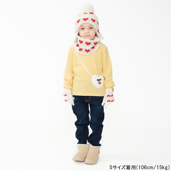 ハート柄スヌード・ネックウォーマー 雑貨｜子供服・ベビー服の通販は