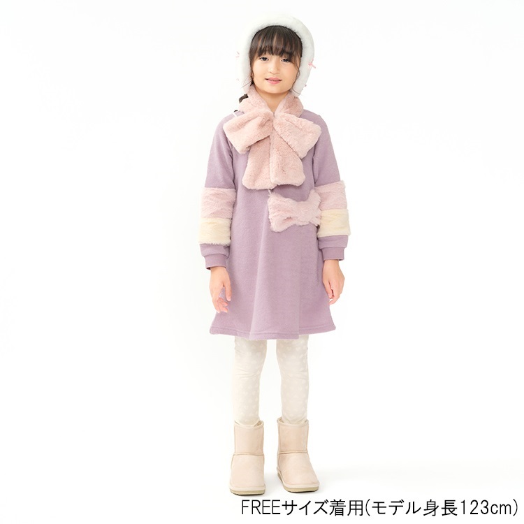 ふわふわファーリボンティペット 雑貨｜子供服・ベビー服の通販は