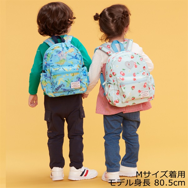 ユニコーン・苺総柄撥水ボンディングリュック リュック｜子供服