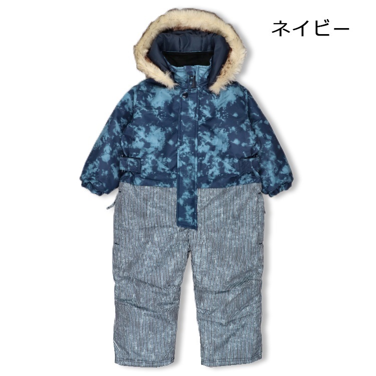 タイダイ風柄切替スノーコンビ スノー｜子供服・ベビー服の通販は