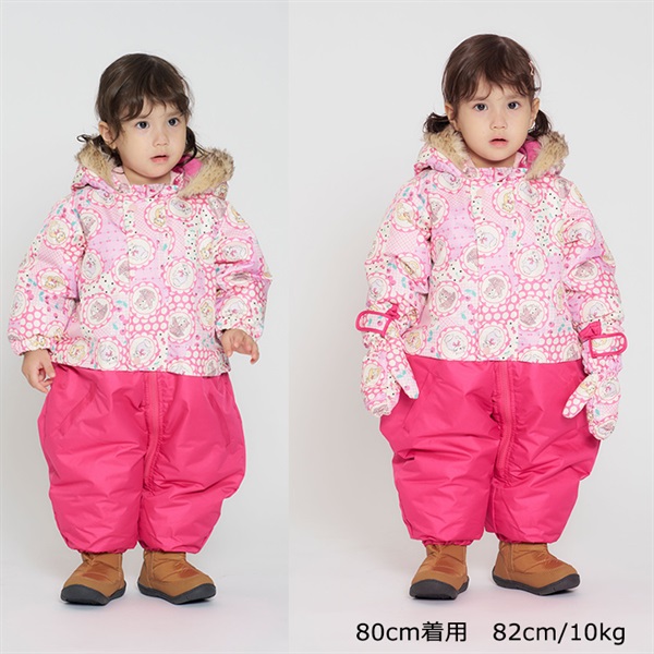 ねこチェリー柄スノーコンビ スノー｜子供服・ベビー服の通販はこども