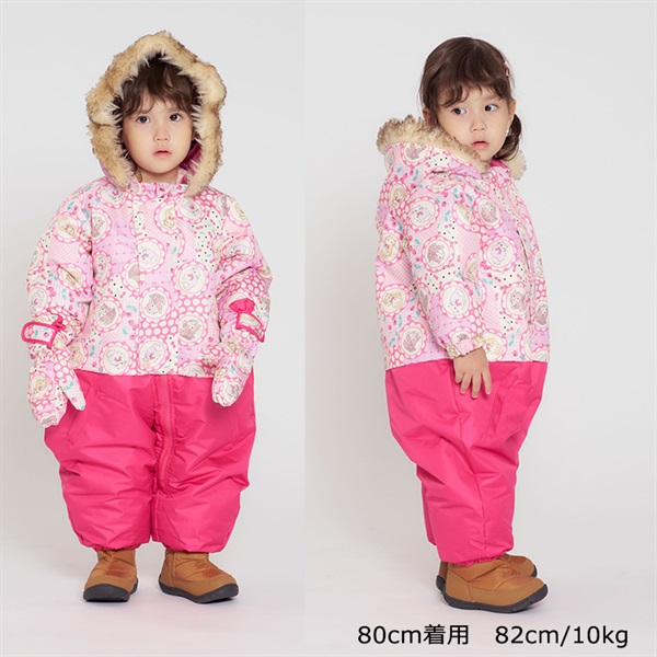 ねこチェリー柄スノーコンビ スノー｜子供服・ベビー服の通販はこども