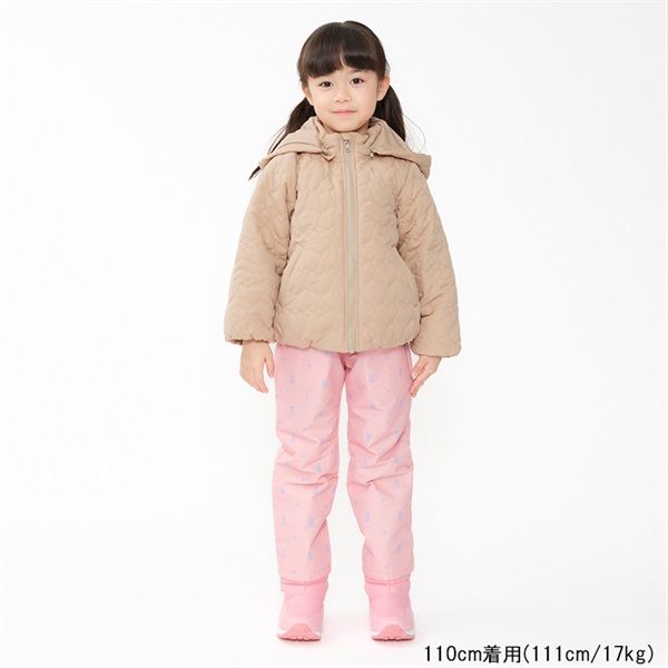 うさぎ柄裏トリコットスノーパンツ ロングパンツ｜子供服・ベビー服の