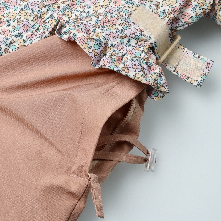 会員ランク別セール対象】小花柄切替スノーコンビ スノー｜子供服