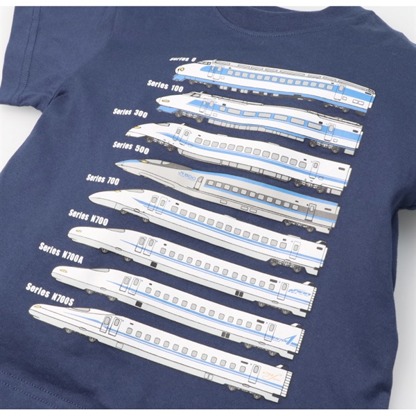 JR歴代新幹線電車プリント半袖Tシャツ 半袖Tシャツ｜子供服・ベビー服