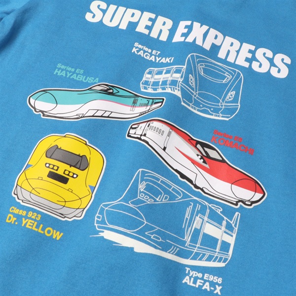 JR新幹線電車蓄光プリント半袖Tシャツ 半袖Tシャツ｜子供服・ベビー服