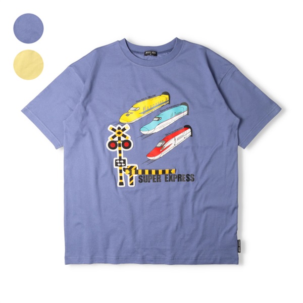 大人サイズ】JR新幹線電車仕掛け半袖Tシャツ 半袖Tシャツ｜子供服