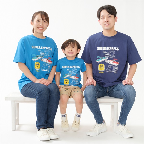 大人サイズ】JR新幹線電車蓄光プリント半袖Tシャツ 半袖Tシャツ｜子供