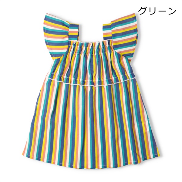 ストライプ柄ワンピース ワンピース｜子供服・ベビー服の通販はこども