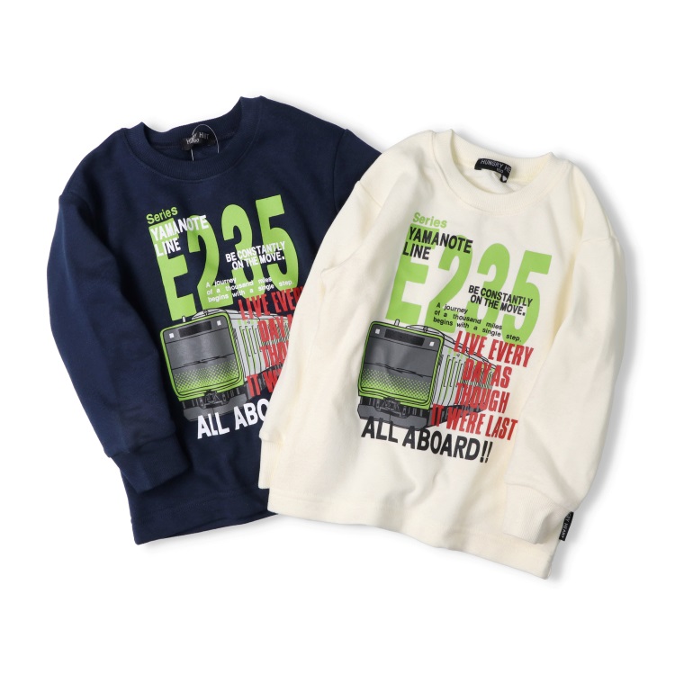 JR在来線電車山手線プリント裏毛トレーナー トレーナー｜子供服