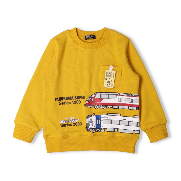 名鉄電車ポケット付裏毛トレーナー トレーナー｜子供服・ベビー服の