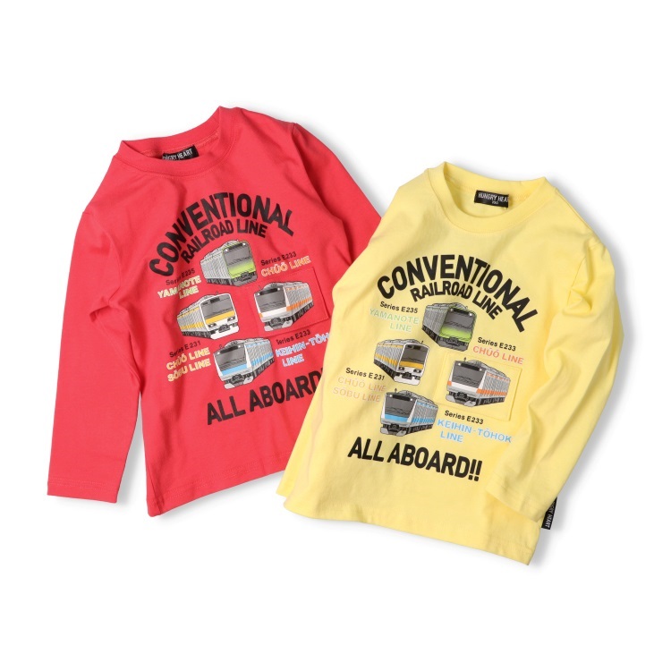 JR在来線電車仕掛け長袖Tシャツ 長袖Tシャツ｜子供服・ベビー服の通販